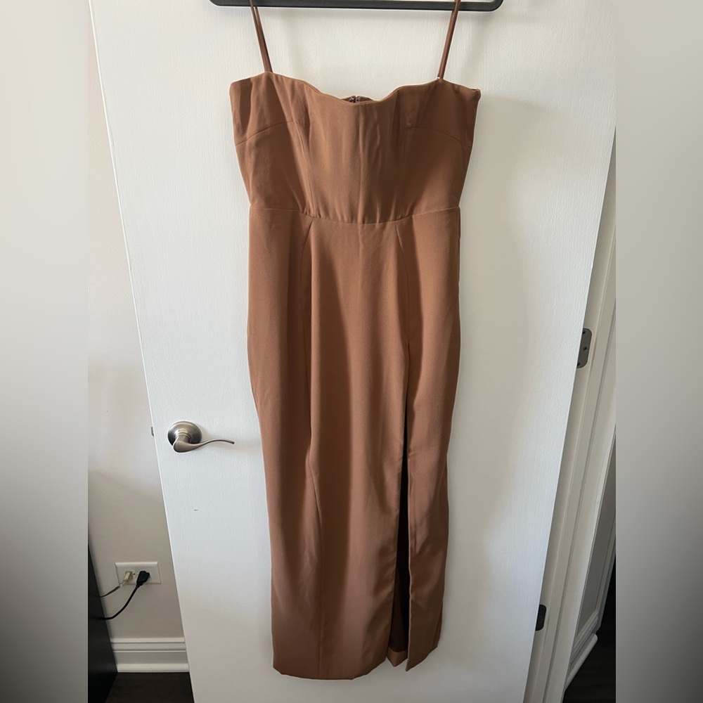 House of CB Jaida Corset Princess Stretch Crepe Body-Con Maxi Dress size L+ - Picture 5 of 10
